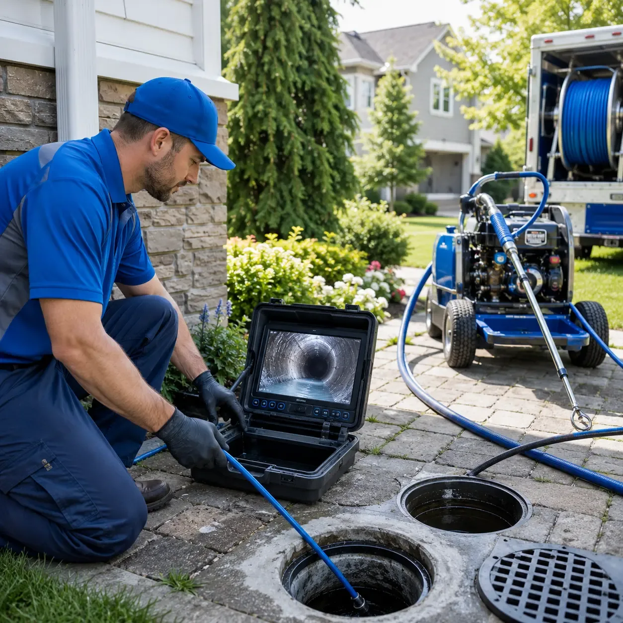 Outdoor drain cleaning professionals serving Arona, PA